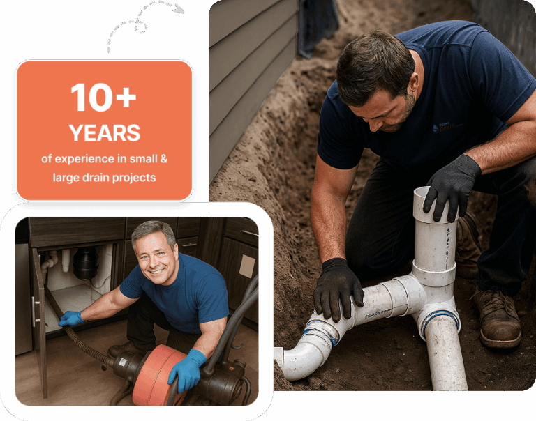 Plumbers from Super Drain London with a decade of reliable service