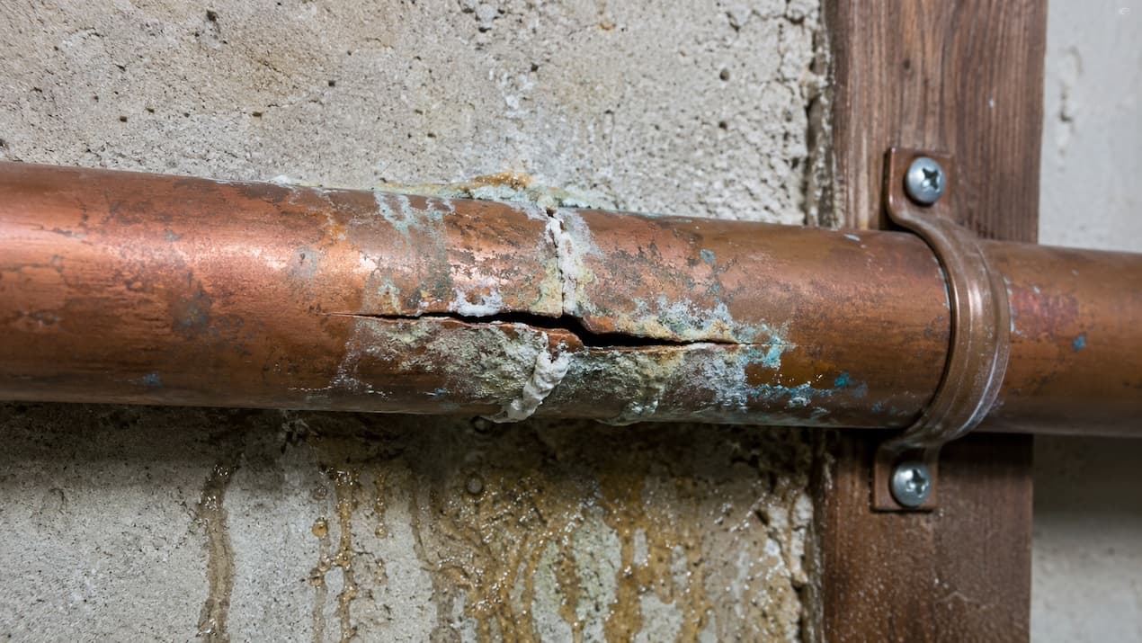 bursted pipe