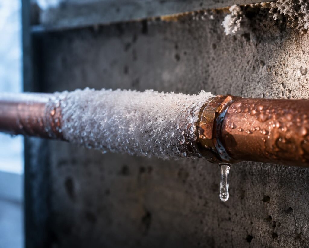 Frozen Pipe Repair services by expert plumber