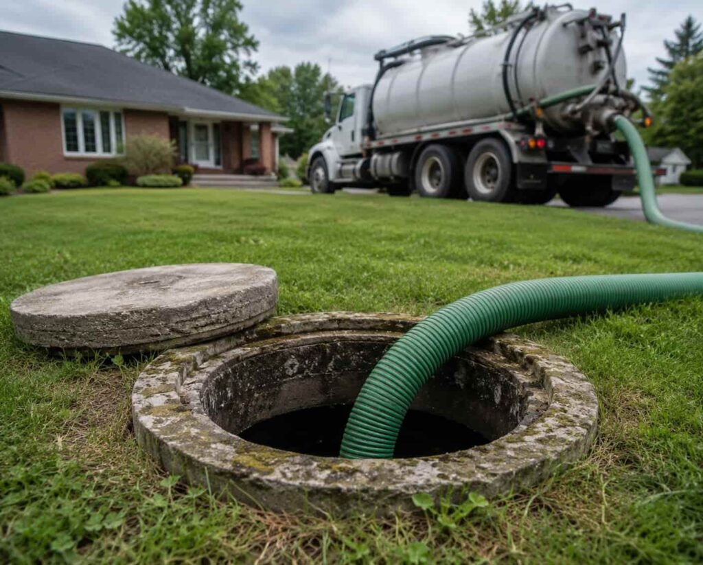 septic plumbing services by expert plumber