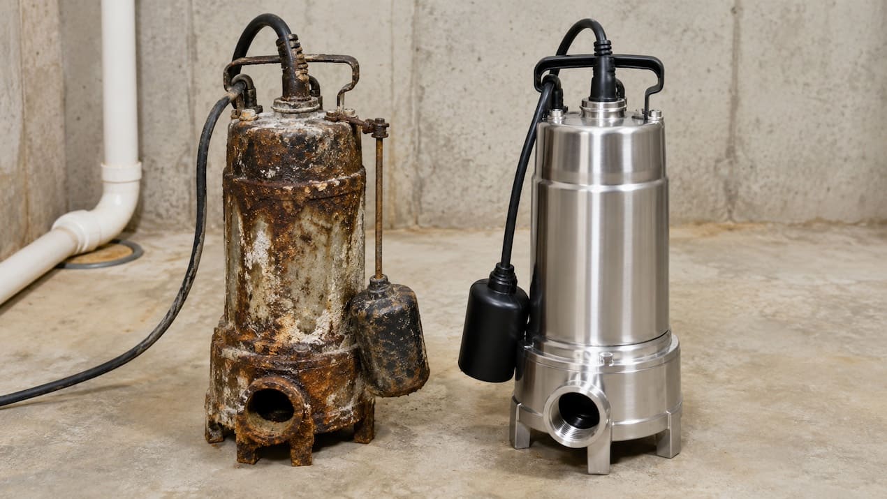 sump pump replacement