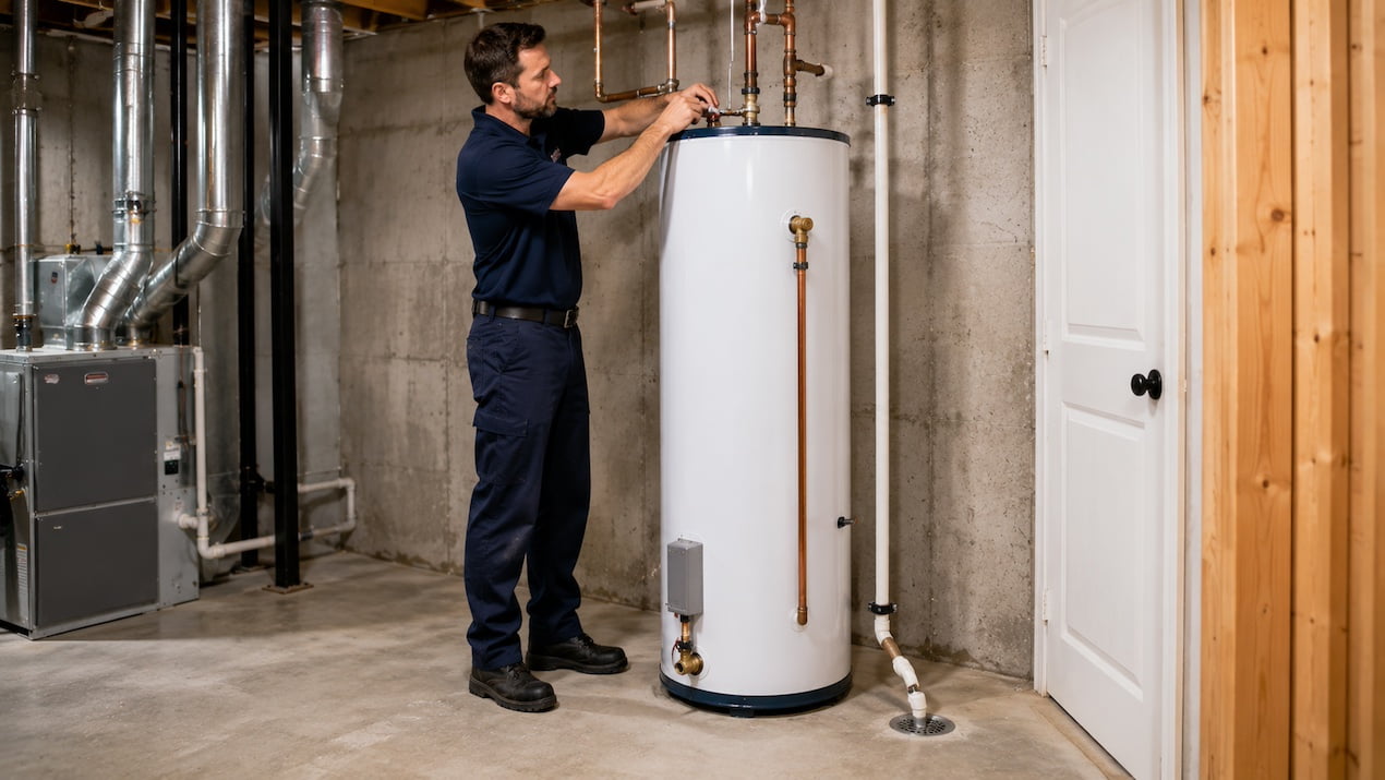 water heater installation